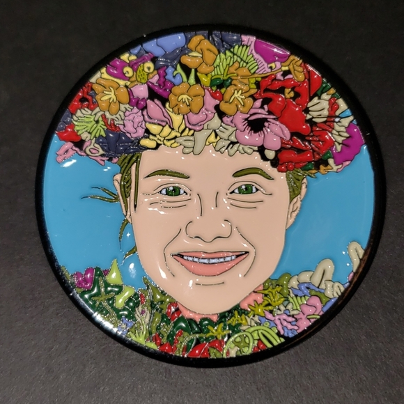 Wasteland Pin Co Accessories - Midsommar May Queen Crown Dani Enamel Pin